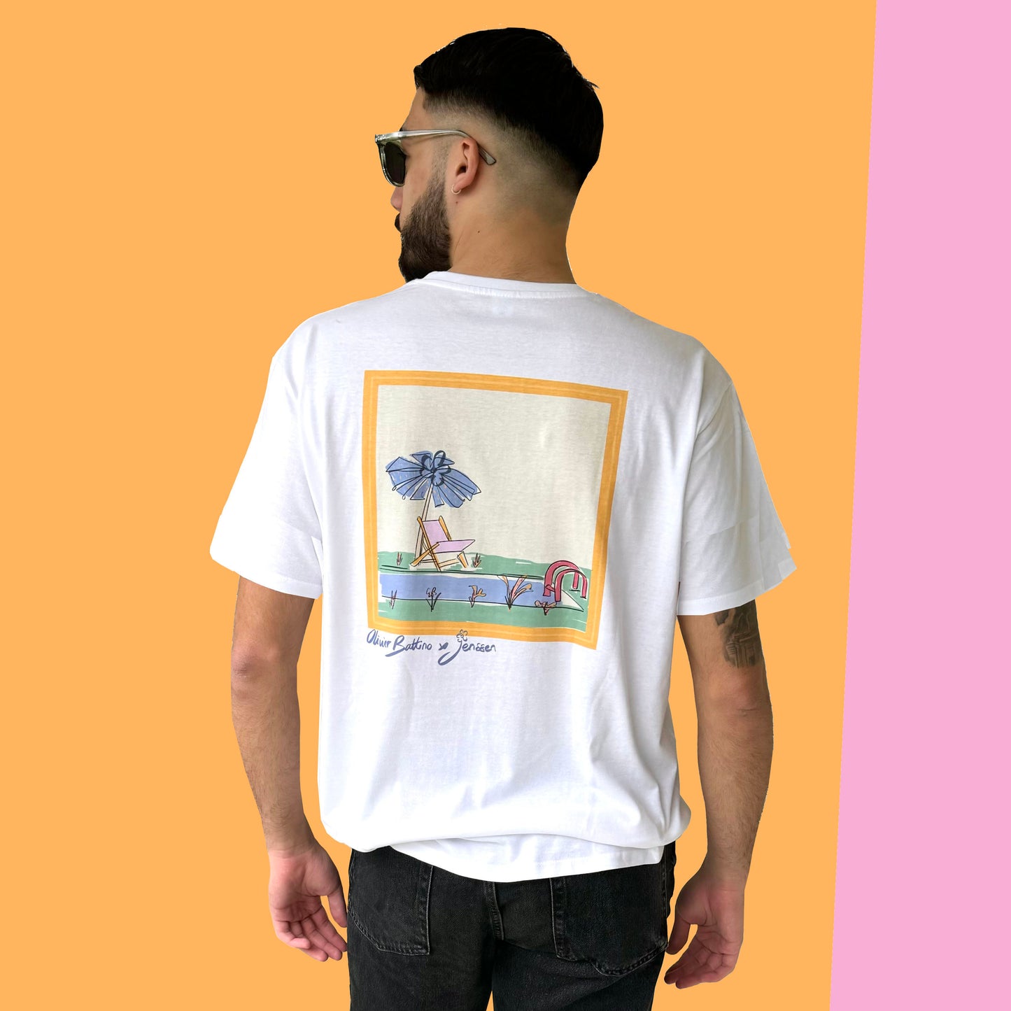 Tee-shirt Jenssen x Olivier Battino Chill