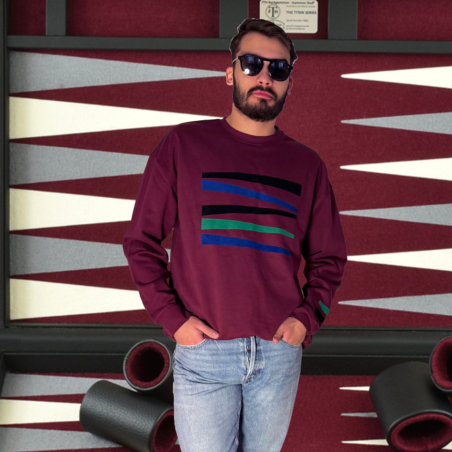 Sweat bordeaux Backgammon