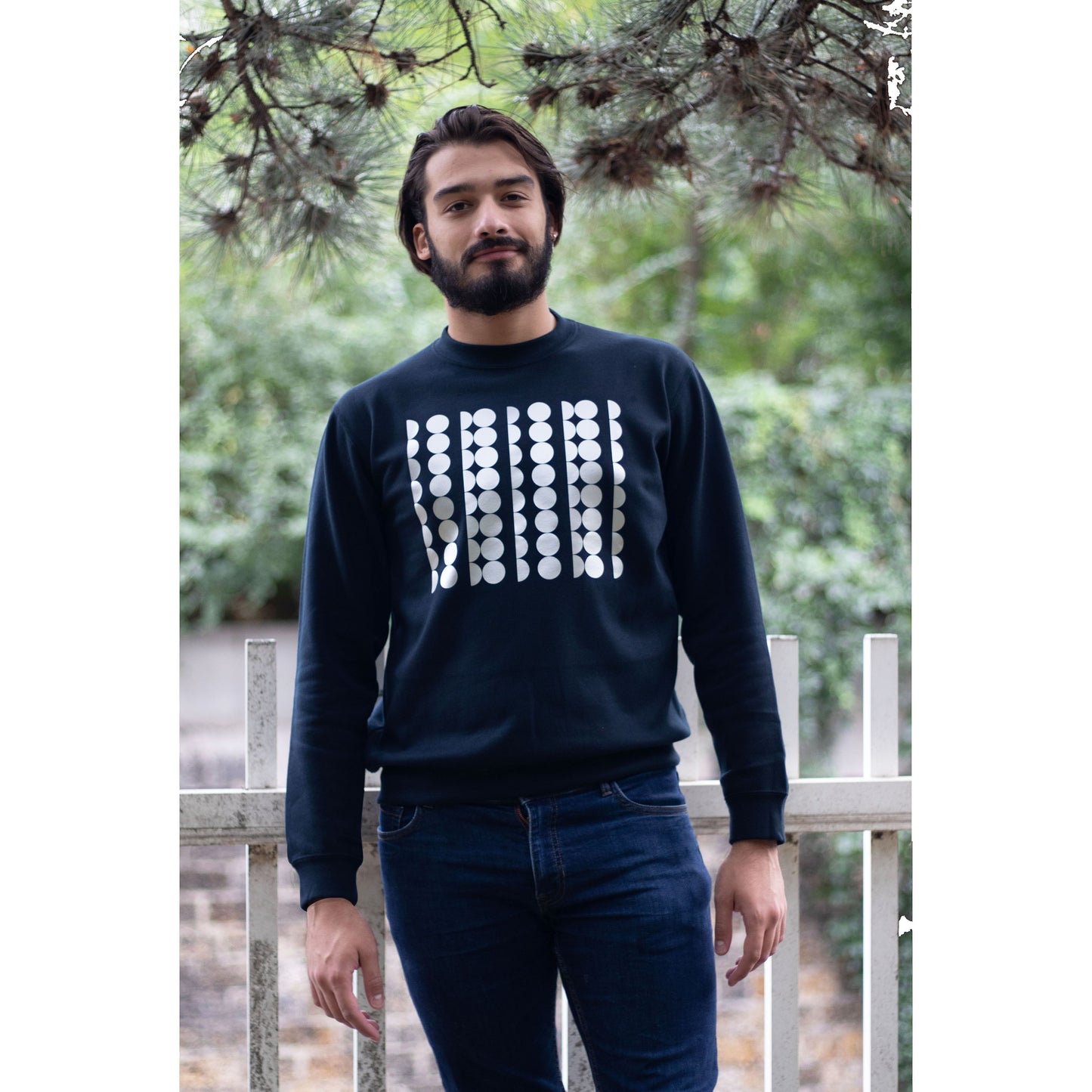 Sweat-shirt Dot Silver