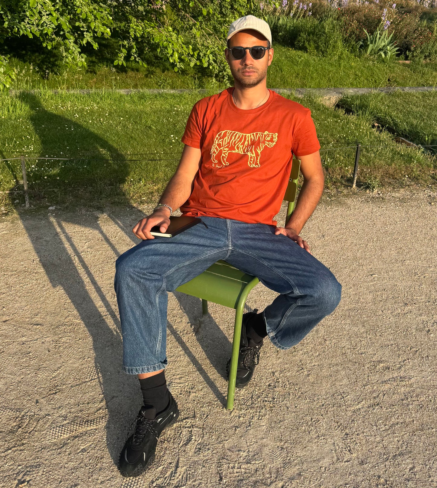 Tee-shirt Tigre de Bengale brique