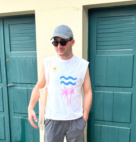 Tee-shirt sans manche Vacanze